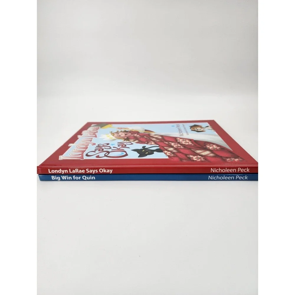 Nicholeen Peck Childrens Books Londyn LaRae Says Okay & Big Win for Quin Set of2